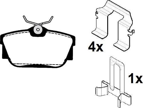 Raicam RA.0793.1K1 - Bremžu uzliku kompl., Disku bremzes www.autospares.lv