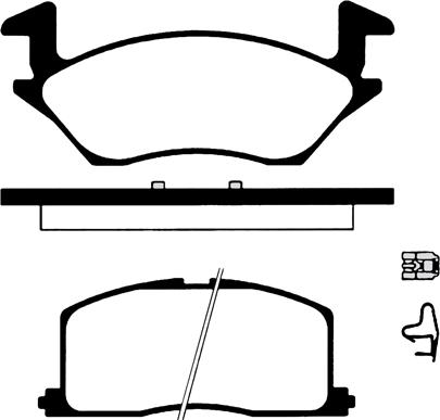 Raicam RA.0744.0 - Brake Pad Set, disc brake www.autospares.lv