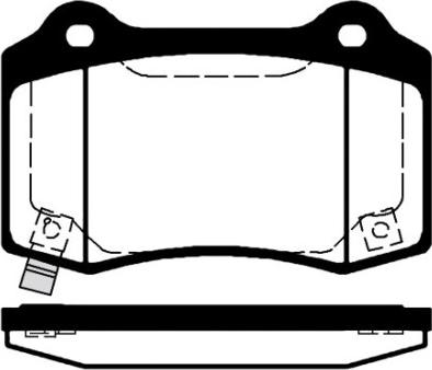 Raicam RA.0752.8 - Тормозные колодки, дисковые, комплект www.autospares.lv