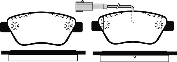 Raicam RA.0760.8 - Bremžu uzliku kompl., Disku bremzes www.autospares.lv