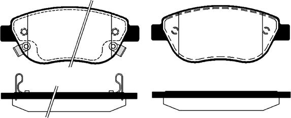 Raicam RA.0761.8 - Тормозные колодки, дисковые, комплект www.autospares.lv