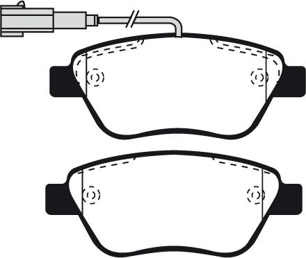 Raicam RA.0761.2 - Тормозные колодки, дисковые, комплект www.autospares.lv