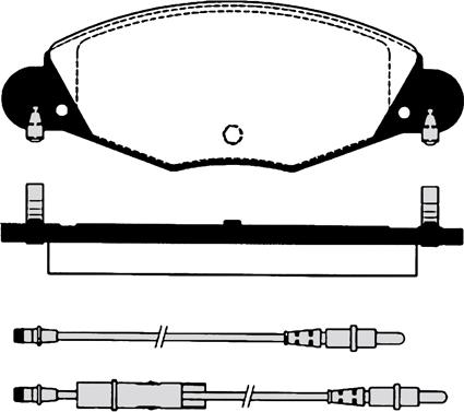 INTERBRAKE DP11412RS - Bremžu uzliku kompl., Disku bremzes autospares.lv