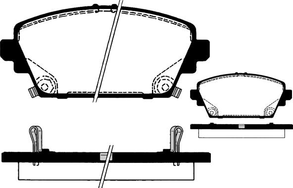 Raicam RA.0767.1 - Bremžu uzliku kompl., Disku bremzes www.autospares.lv