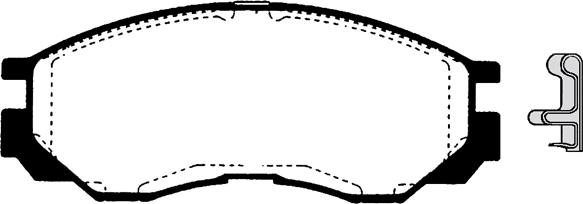 Raicam RA.0706.0 - Brake Pad Set, disc brake www.autospares.lv