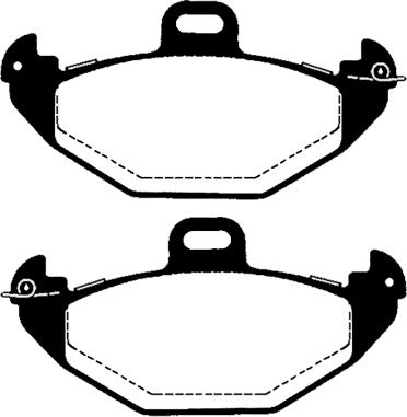 Ferodo TAR1278 - Brake Pad Set, disc brake www.autospares.lv