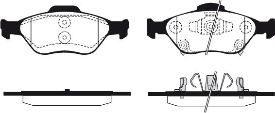 Raicam RA.0708.1 - Bremžu uzliku kompl., Disku bremzes www.autospares.lv