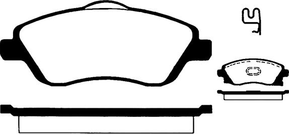 Raicam RA.0712.2 - Brake Pad Set, disc brake www.autospares.lv