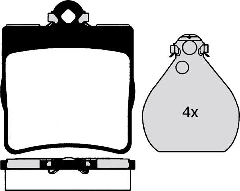 Raicam RA.0737.0 - Bremžu uzliku kompl., Disku bremzes autospares.lv