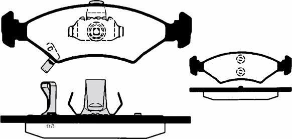 Raicam RA.0720.0 - Тормозные колодки, дисковые, комплект www.autospares.lv