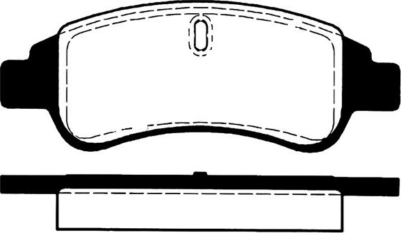 Remsa 84040 - Brake Pad Set, disc brake www.autospares.lv