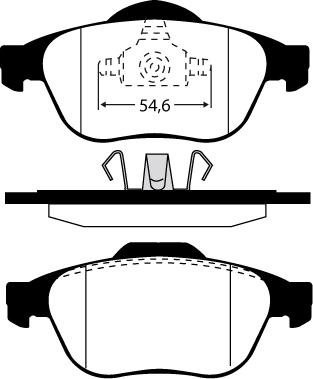 Raicam RA.0770.1 - Bremžu uzliku kompl., Disku bremzes www.autospares.lv