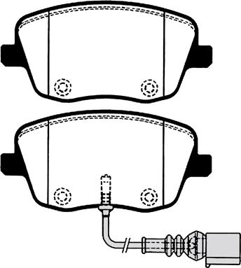 Raicam RA.0778.1 - Bremžu uzliku kompl., Disku bremzes www.autospares.lv