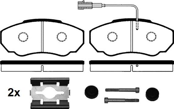 Raicam RA.0773.0K1 - Bremžu uzliku kompl., Disku bremzes www.autospares.lv