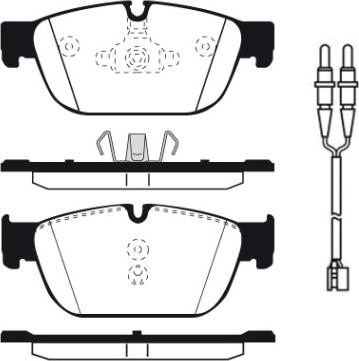 Ferodo FSL4313 - Bremžu uzliku kompl., Disku bremzes www.autospares.lv