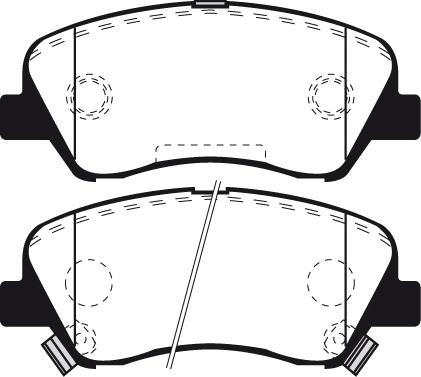 FTE 9001929 - Тормозные колодки, дисковые, комплект www.autospares.lv