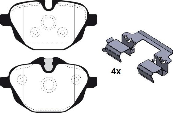 Raicam RA.1011.0K1 - Bremžu uzliku kompl., Disku bremzes autospares.lv