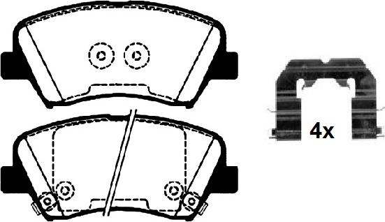 Raicam RA.1035.0K1 - Bremžu uzliku kompl., Disku bremzes autospares.lv