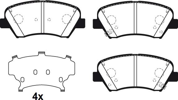 Raicam RA.1035.3 - Bremžu uzliku kompl., Disku bremzes www.autospares.lv