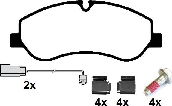 Raicam RA.1028.0K1 - Bremžu uzliku kompl., Disku bremzes www.autospares.lv