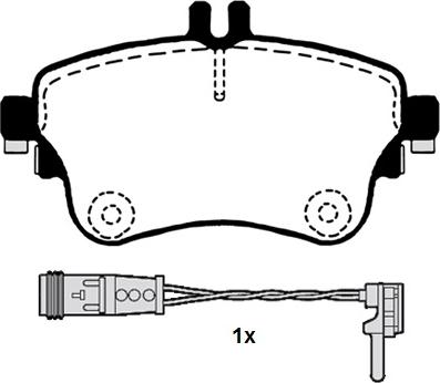 Raicam RA.1022.1 - Bremžu uzliku kompl., Disku bremzes www.autospares.lv