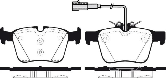 Raicam RA.1165.0 - Bremžu uzliku kompl., Disku bremzes www.autospares.lv