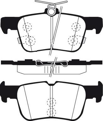 Raicam RA11125 - Brake Pad Set, disc brake www.autospares.lv