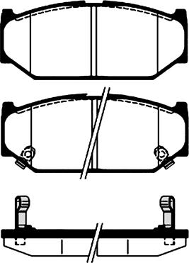 Raicam RA.1124.0 - Bremžu uzliku kompl., Disku bremzes www.autospares.lv