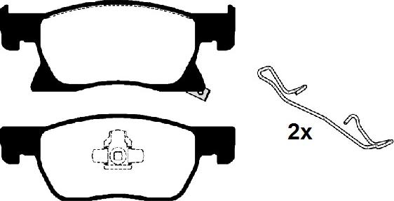 Raicam RA.1126.0K1 - Bremžu uzliku kompl., Disku bremzes www.autospares.lv