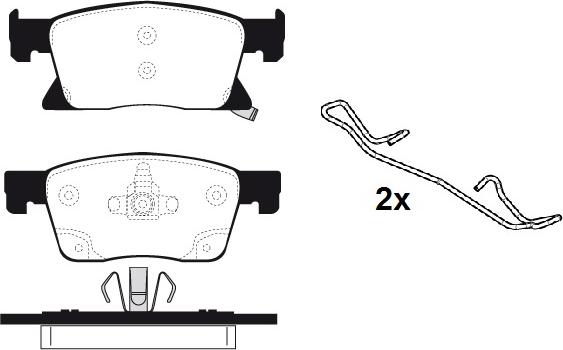 Raicam RA.1127.0K1 - Bremžu uzliku kompl., Disku bremzes www.autospares.lv