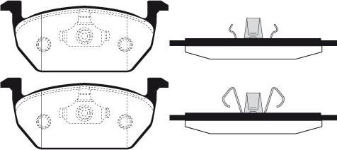 Raicam RA.1227.0 - Bremžu uzliku kompl., Disku bremzes www.autospares.lv