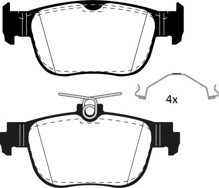 Raicam RA.1279.0 - Bremžu uzliku kompl., Disku bremzes www.autospares.lv