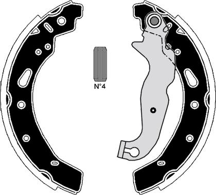 Raicam RA30010 - Bremžu loku komplekts www.autospares.lv