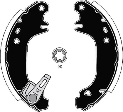 Raicam RA24970 - Brake Shoe Set www.autospares.lv