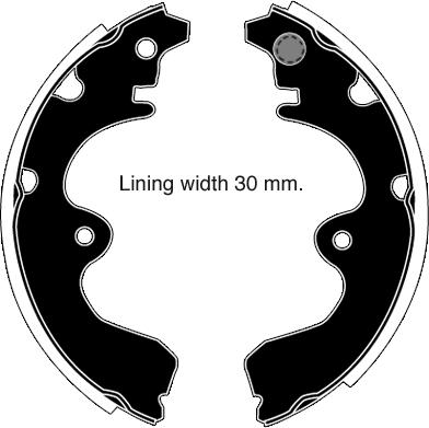 Raicam RA26960 - Brake Shoe Set www.autospares.lv