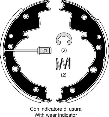 Raicam RA26060 - Bremžu loku komplekts www.autospares.lv