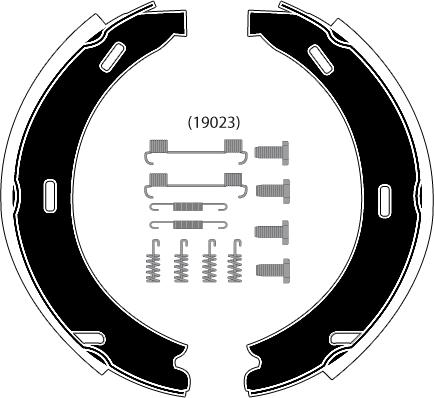 Raicam RA26871 - Bremžu loku kompl., Stāvbremze www.autospares.lv