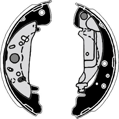 Raicam RA28090 - Brake Shoe Set www.autospares.lv