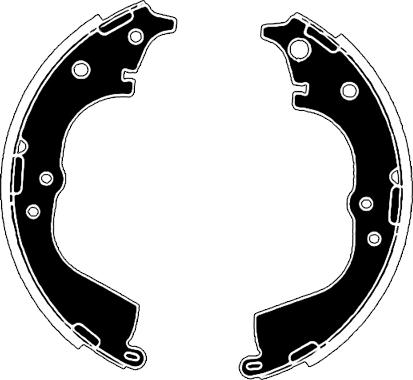 Raicam RA28390 - Brake Shoe Set www.autospares.lv