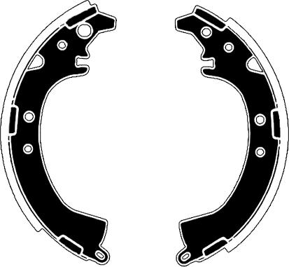 Raicam RA28240 - Brake Shoe Set www.autospares.lv