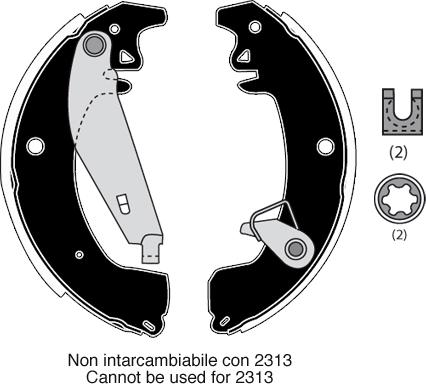 Raicam RA27620 - Bremžu loku komplekts www.autospares.lv