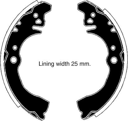 Raicam RA27840 - Bremžu loku komplekts www.autospares.lv