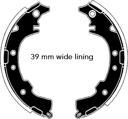 Raicam RA27830 - Bremžu loku komplekts www.autospares.lv