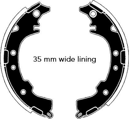 Raicam RA27831 - Bremžu loku komplekts www.autospares.lv