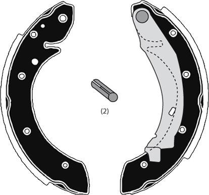 Raicam RA27290 - Brake Shoe Set www.autospares.lv