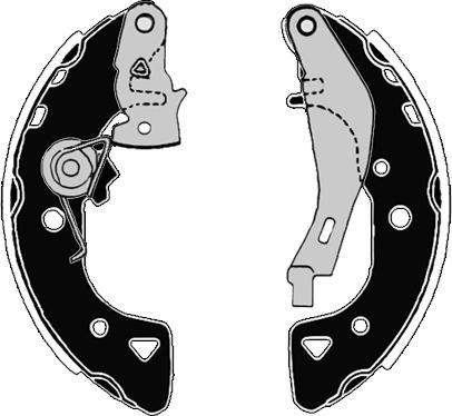 Raicam RA27700 - Brake Shoe Set www.autospares.lv