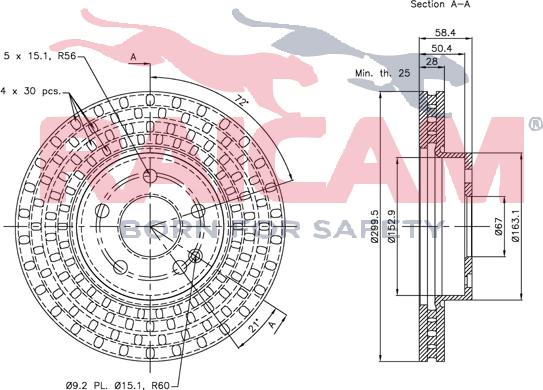 Raicam RD00487 - Bremžu diski www.autospares.lv