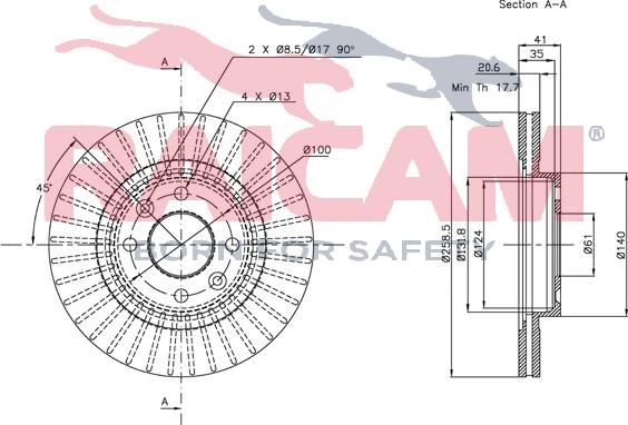 Raicam RD00659 - Bremžu diski www.autospares.lv