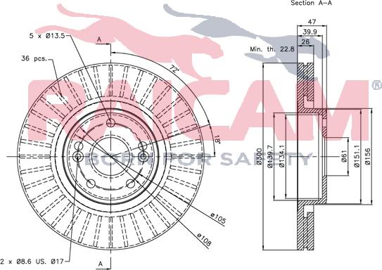 Raicam RD00679 - Bremžu diski www.autospares.lv