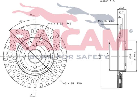 Raicam RD00192 - Bremžu diski www.autospares.lv